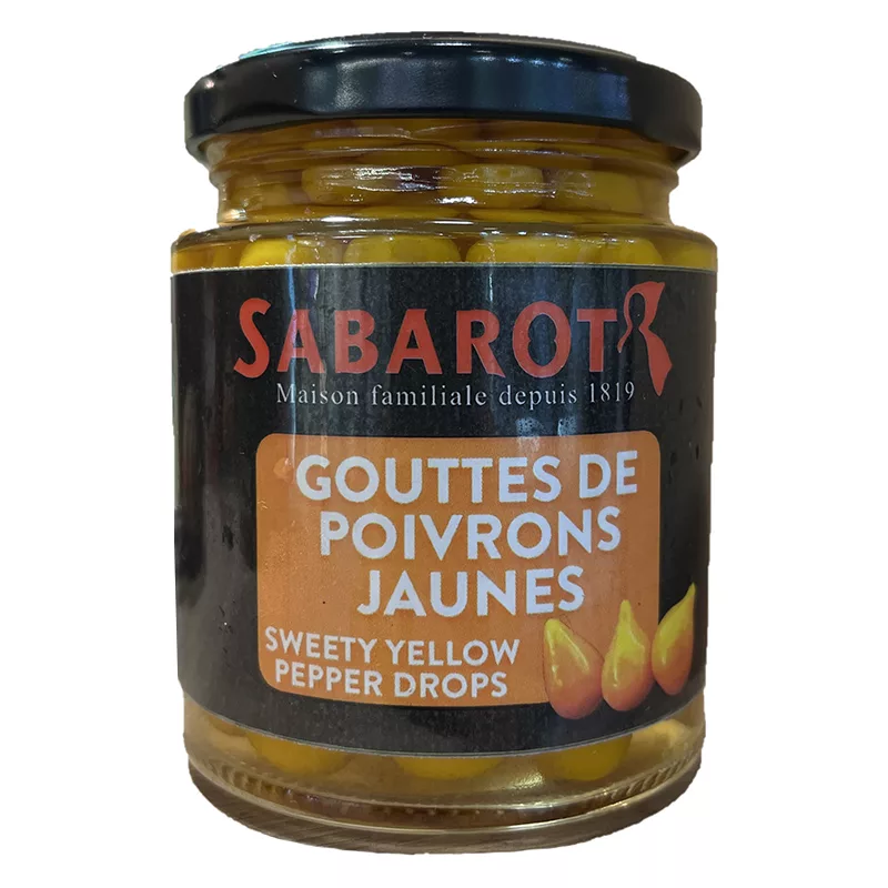 Sabarot Sweety Yellow Pepper Drop in Jar 230g