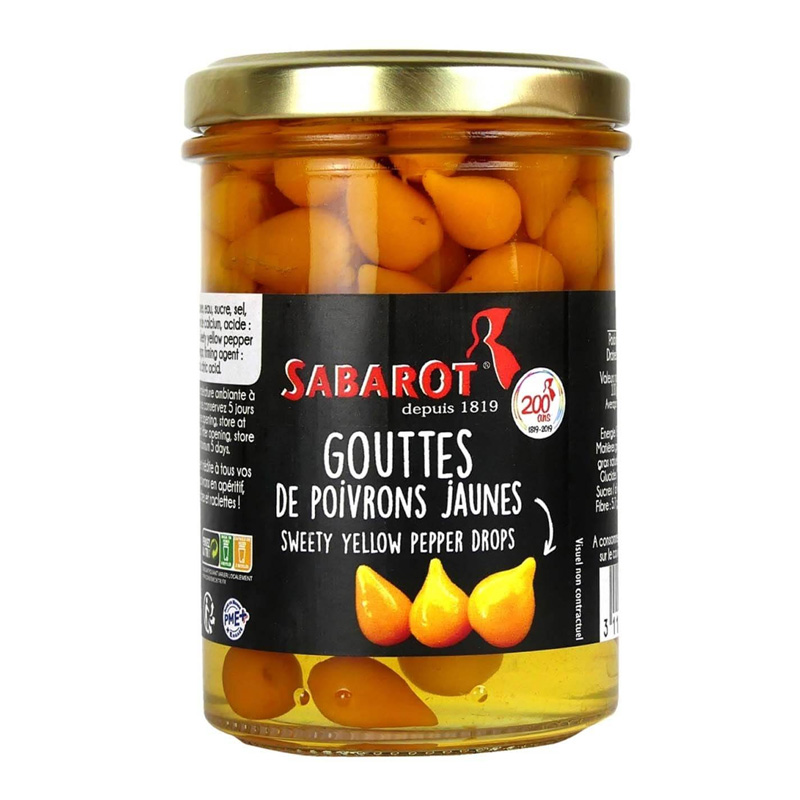 Sabarot Sweety Yellow Pepper Drops in Jar 190g