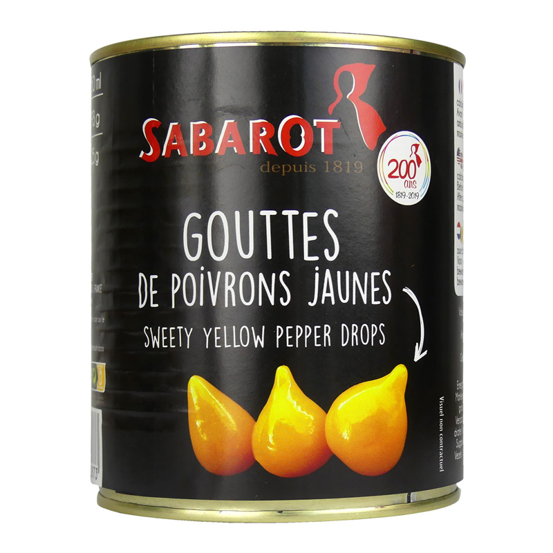Sabarot Sweety Yellow Pepper Drops in Tin 793g