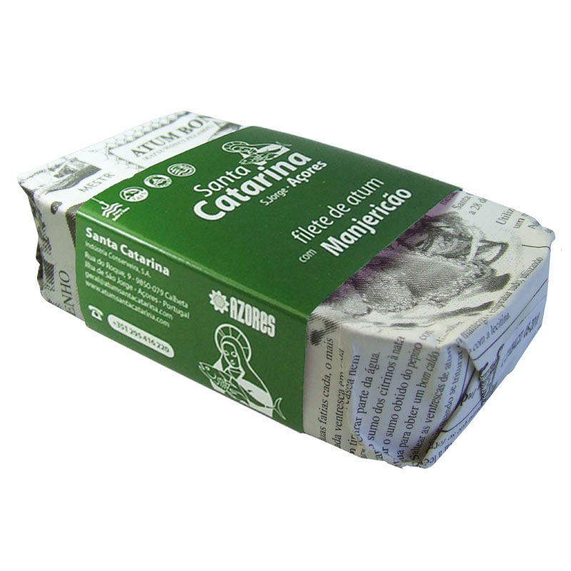 Santa Catarina Tuna Fillet with Basil in Olive Oil 120g