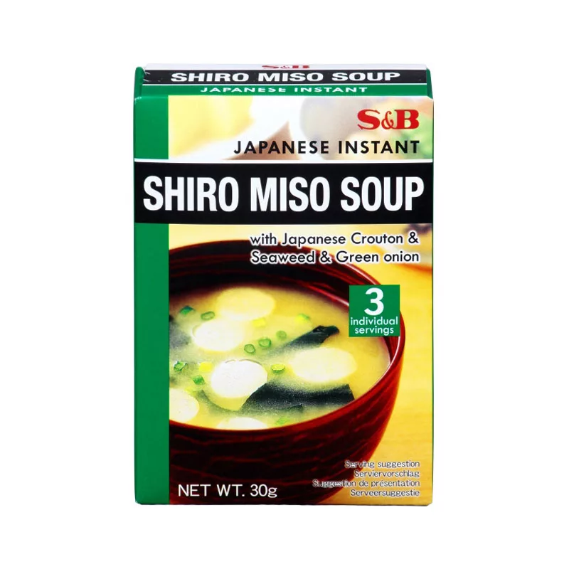 S&B Japanese Instant Shiro Miso Soup 30g