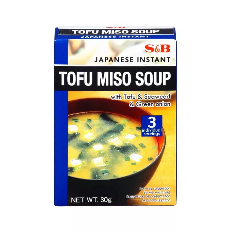 S&B Japanese Instant Tofu Miso Soup 30g