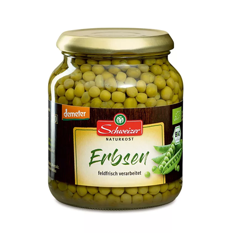 Schweizer Peas Organic Demeter Certification 350g