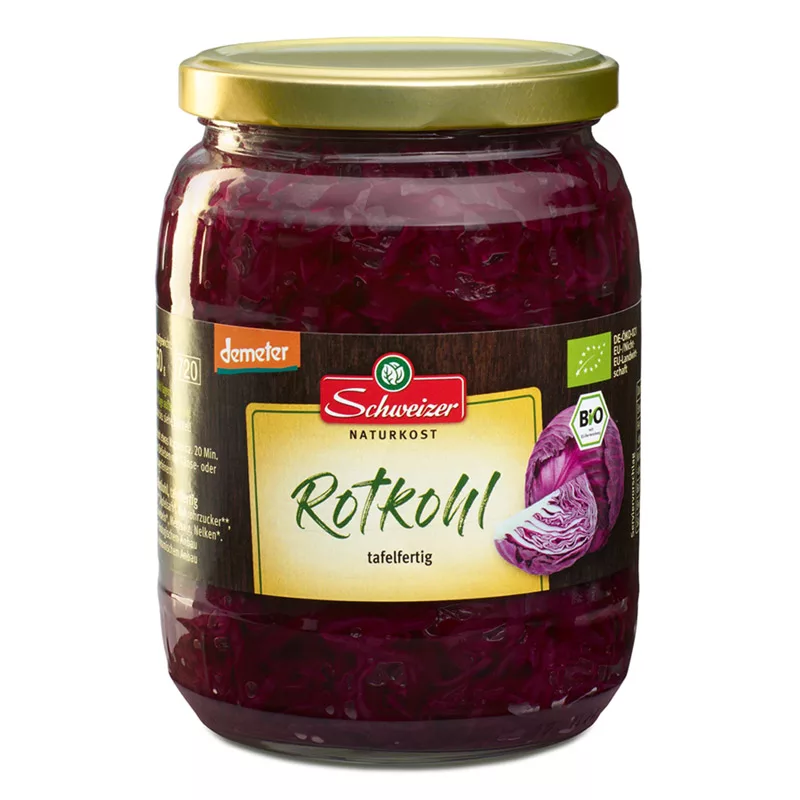 Schweizer Red Cabbage Organic Demeter 680g