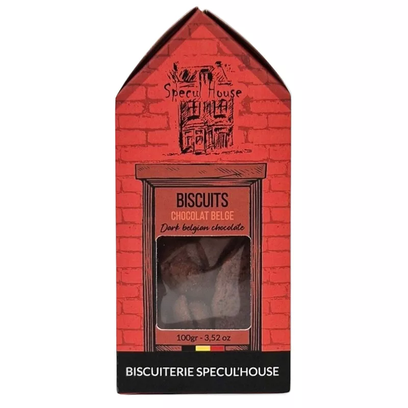 Specul'House Belgian Chocolate Biscuits 100g