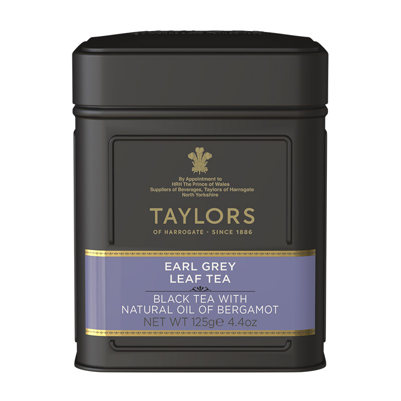 Taylors of Harrogate Earl Grey Leaf Tea Caddy 125g