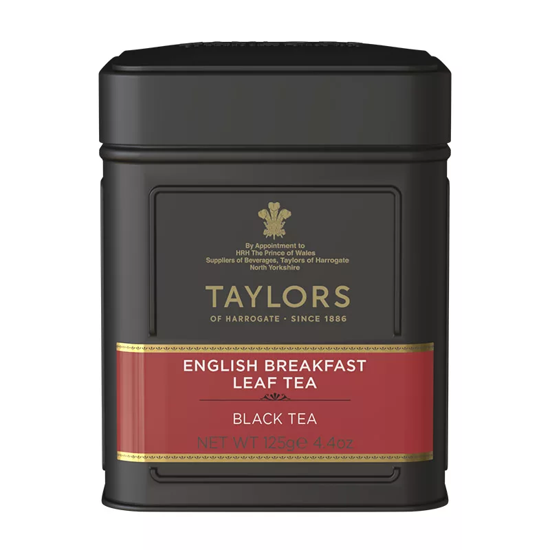 Taylors of Harrogate English Breakfast Leaf Tea Caddy 125g