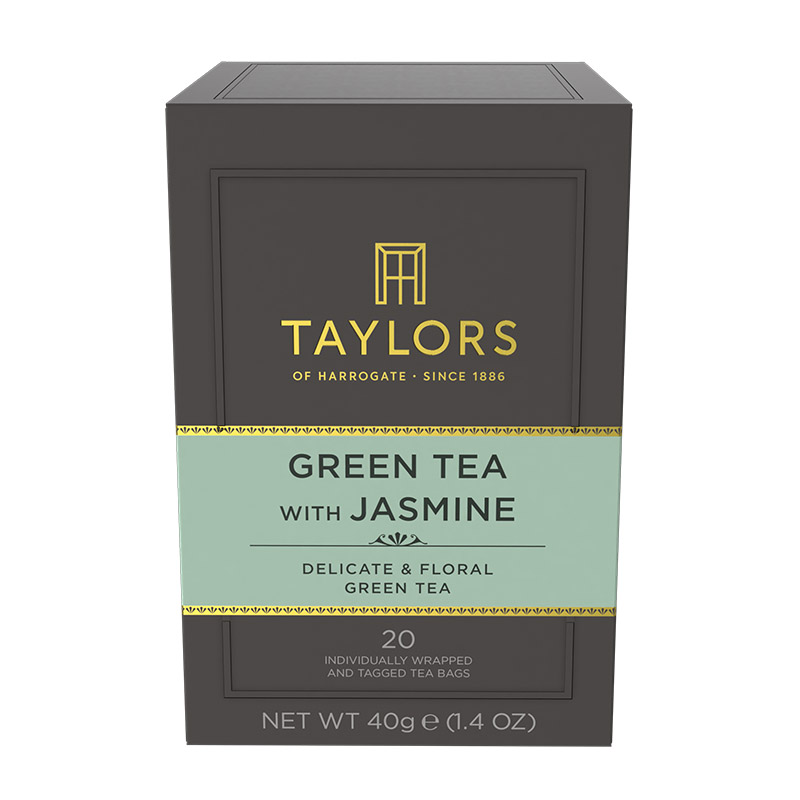 Taylors of Harrogate Green Tea with Jasmine 20 Tea Bags 40g