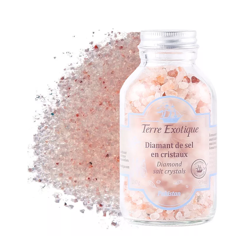 Terre Exotique Diamond Salt Pink Crystals 280g
