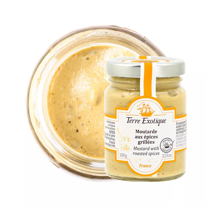 Terre Exotique Dijon Mustard with Grilled Spices 100g
