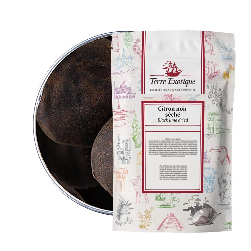 Terre Exotique Dried Black Lime 100g