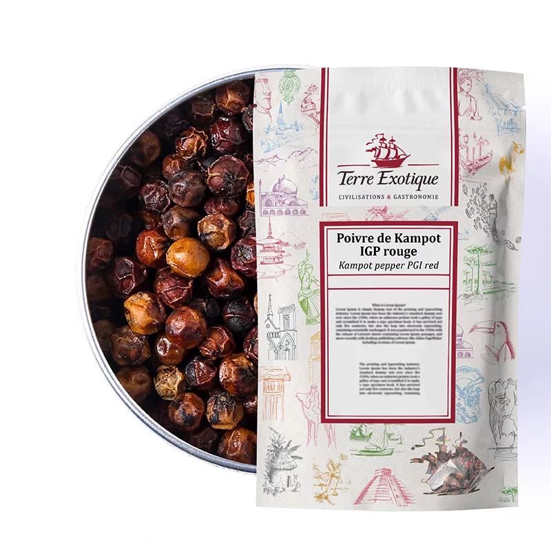 Terre Exotique Red Kampot Pepper 250g
