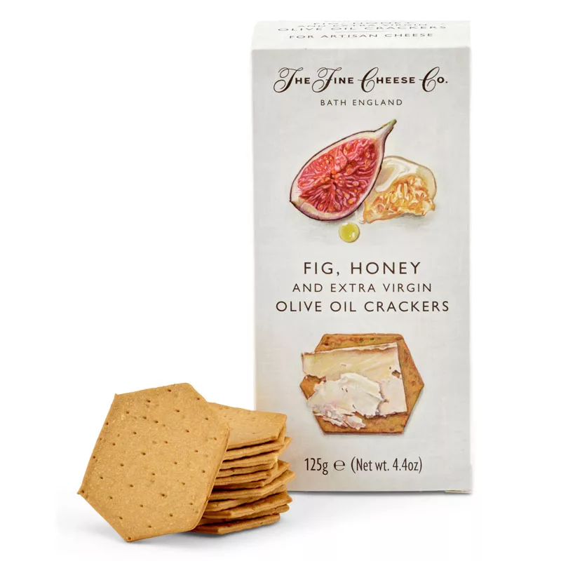 The Fine Cheese Co. Fig Honey Extra Virgin Olive Oil Crackers 125g