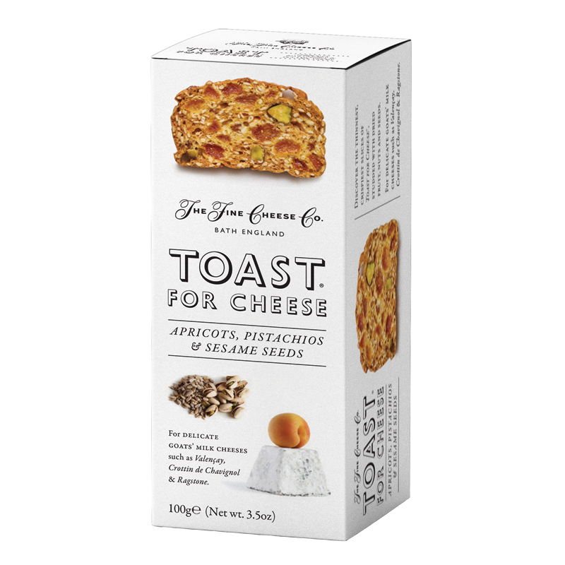 The Fine Cheese Co. Toast for Cheese Apricots Pistachios Sesame 100g