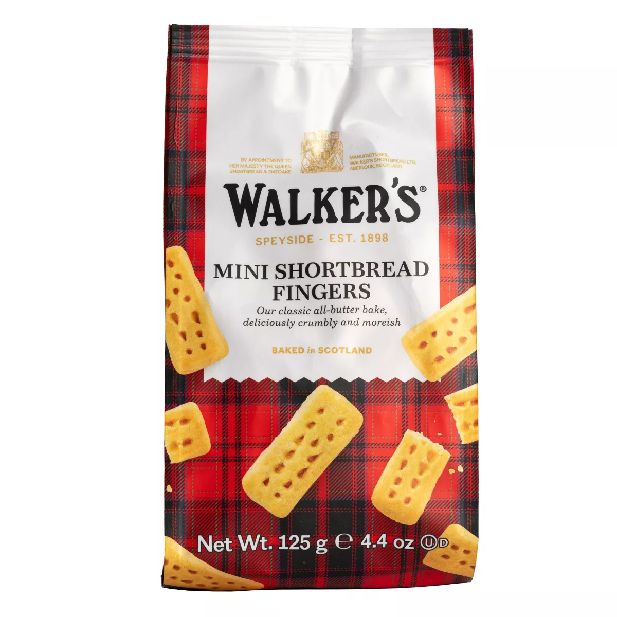 Walkers Mini Shortbread Fingers 125g