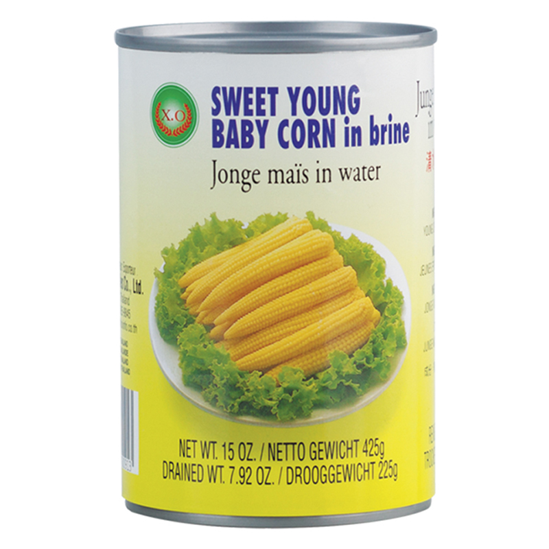 X.O Sweet Young Baby Corn in Brine 425g