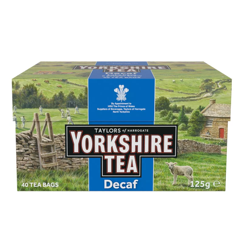 Yorkshire Tea Decaf Tea Bags 40 125g
