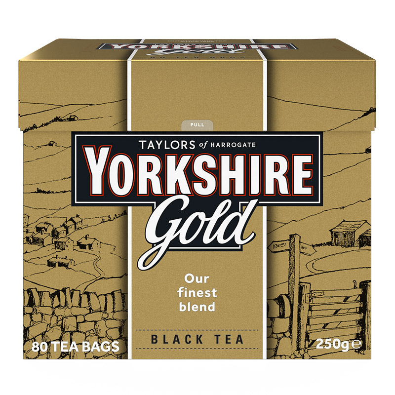 Yorkshire Tea Gold Tea Bags 80 250g