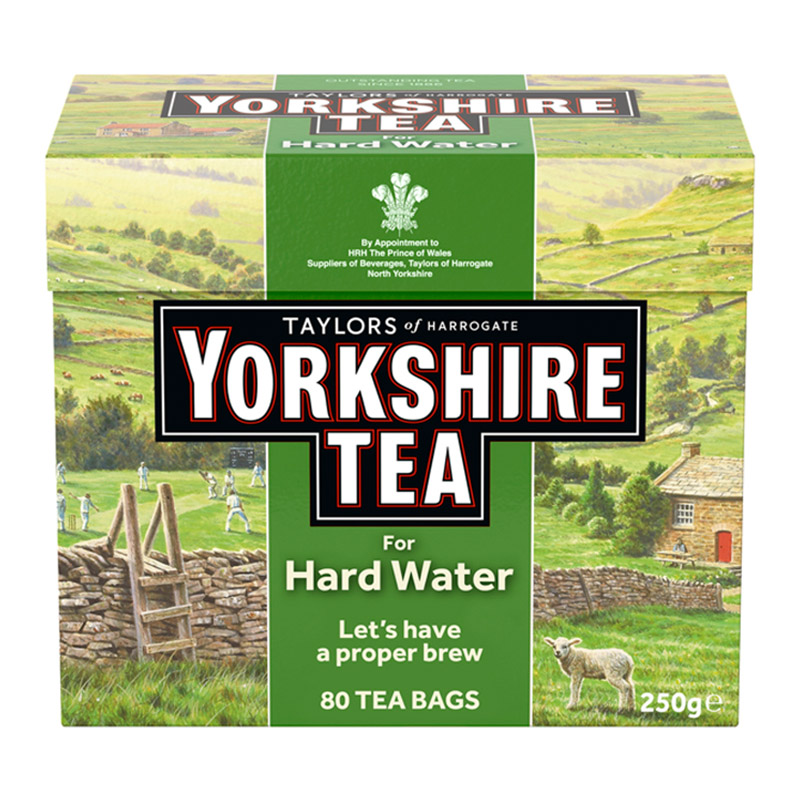 Yorkshire Tea Hardwater Tea Bags 80 250g