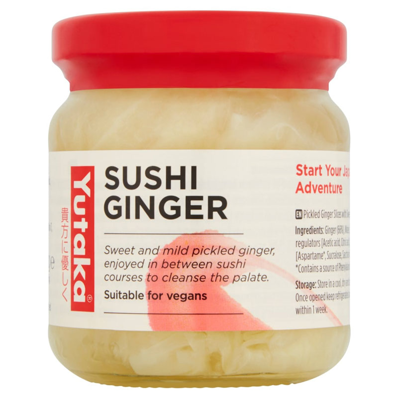 Yutaka Sushi Ginger Pickled 190g