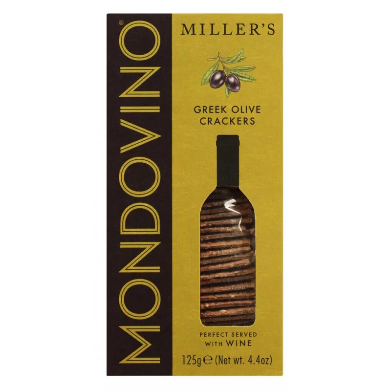 Artisan Biscuits Mondovino Greek Olive Crackers 125g