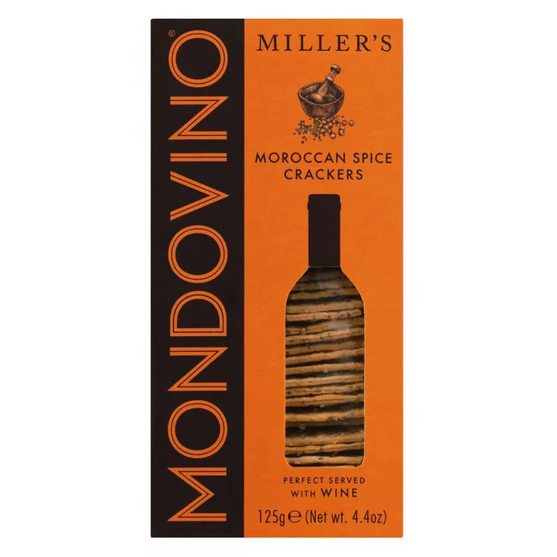 Artisan Biscuits Mondovino Moroccan Spice Crackers 125g