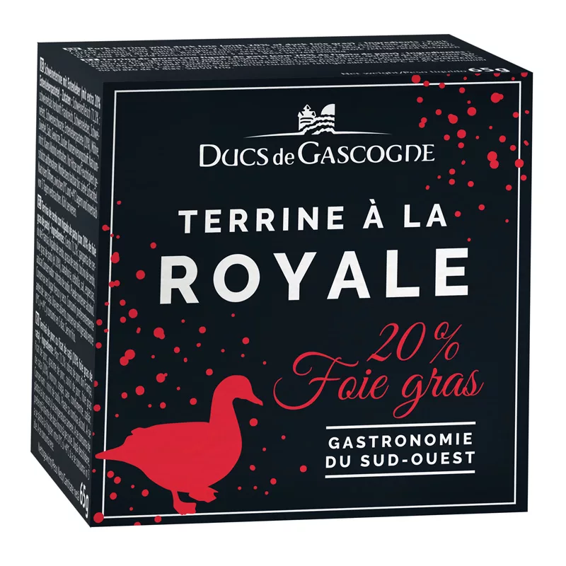 Ducs de Gascogne Terrine à la Royale with 20% Foie Gras 65g