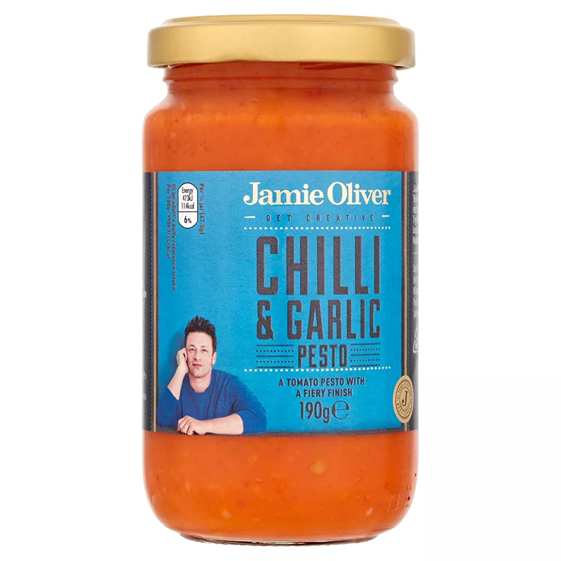 Jamie Oliver Chilli and Garlic Pesto 190g