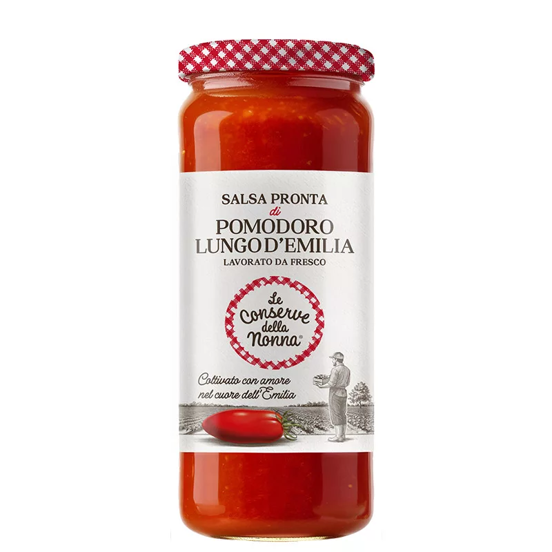 Le Conserve della Nonna Long Tomato D'Emilia Ready Sauce 330g