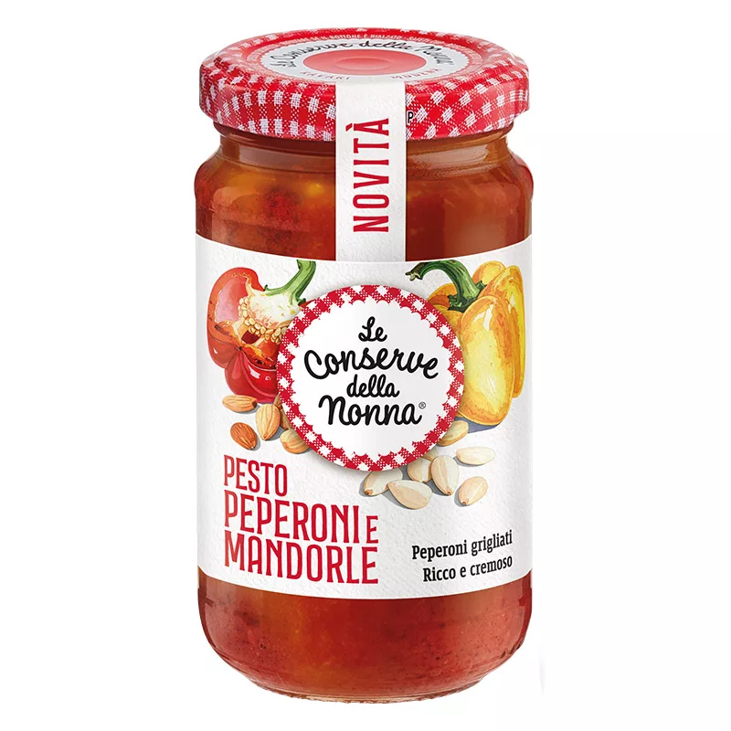 Le Conserve della Nonna Pepper and Almond Pesto 190g