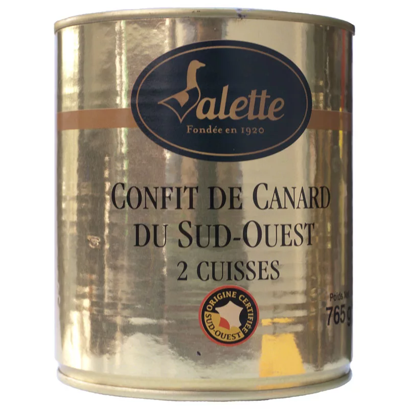 Valette Duck Confit 2 Legs 765g