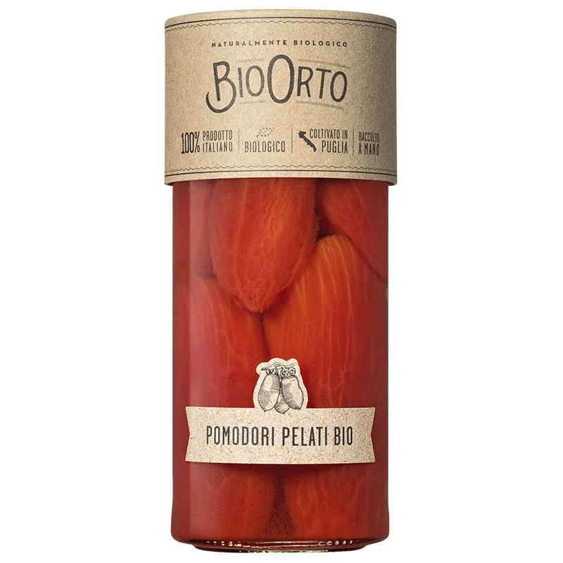 BioOrto Organic Whole Peeled Tomatoes 550g