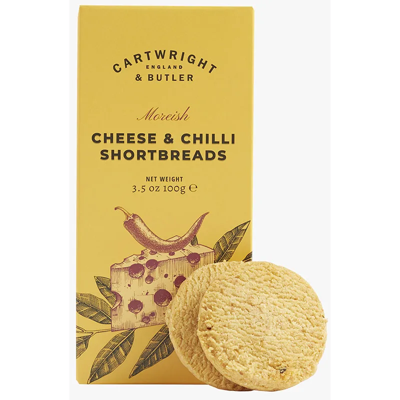 Cartwright & Butler Cheese & Chilli Shortbreads 100g