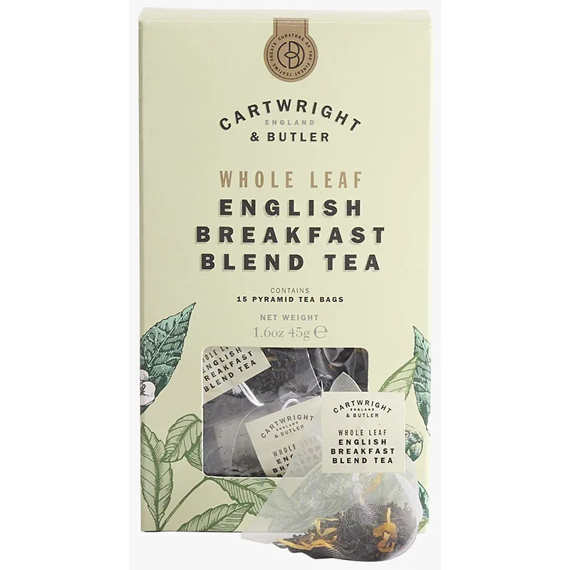 Cartwright & Butler English Breakfast Whole Leaf Tea Bags 45g