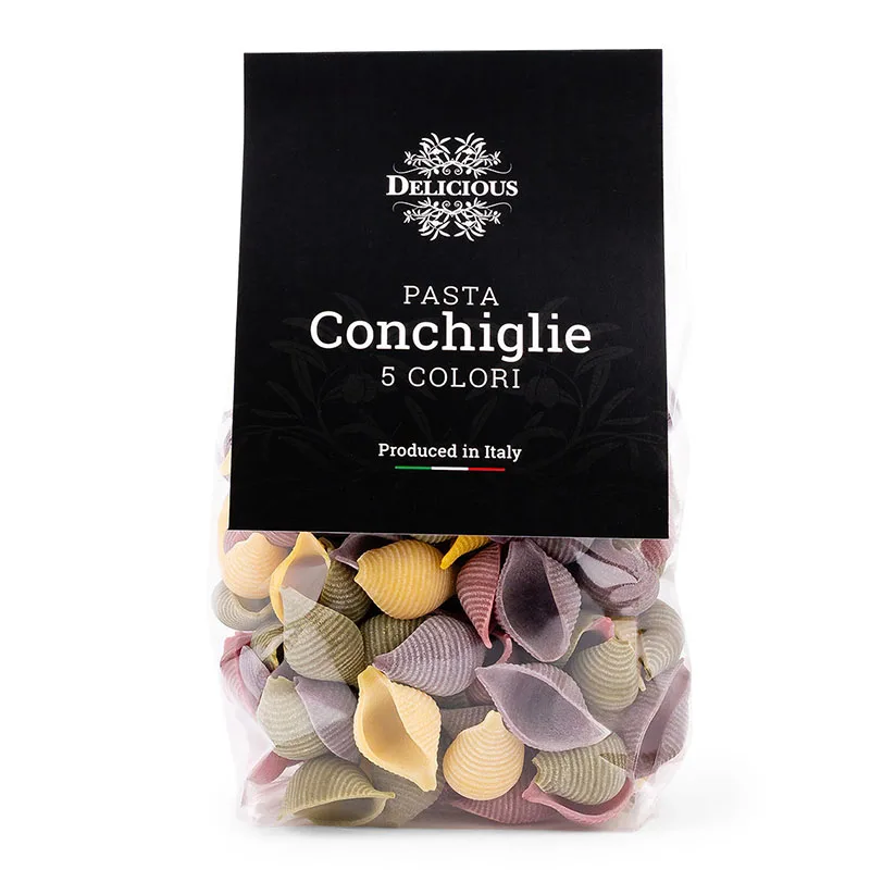 Delicious Pasta Conchiglie 5 Colours 250g