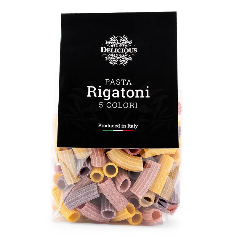 Delicious Pasta Rigatoni 5 Colours 250g