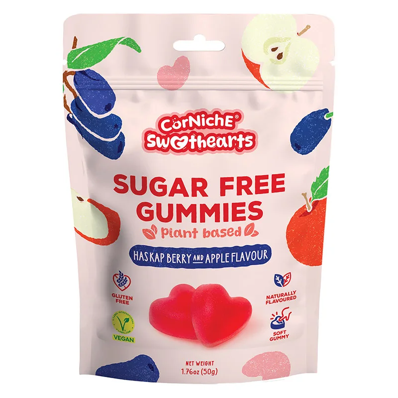 Corniche Sweethearts Sugar-Free Gummies Haskap Berry & Apple 50g